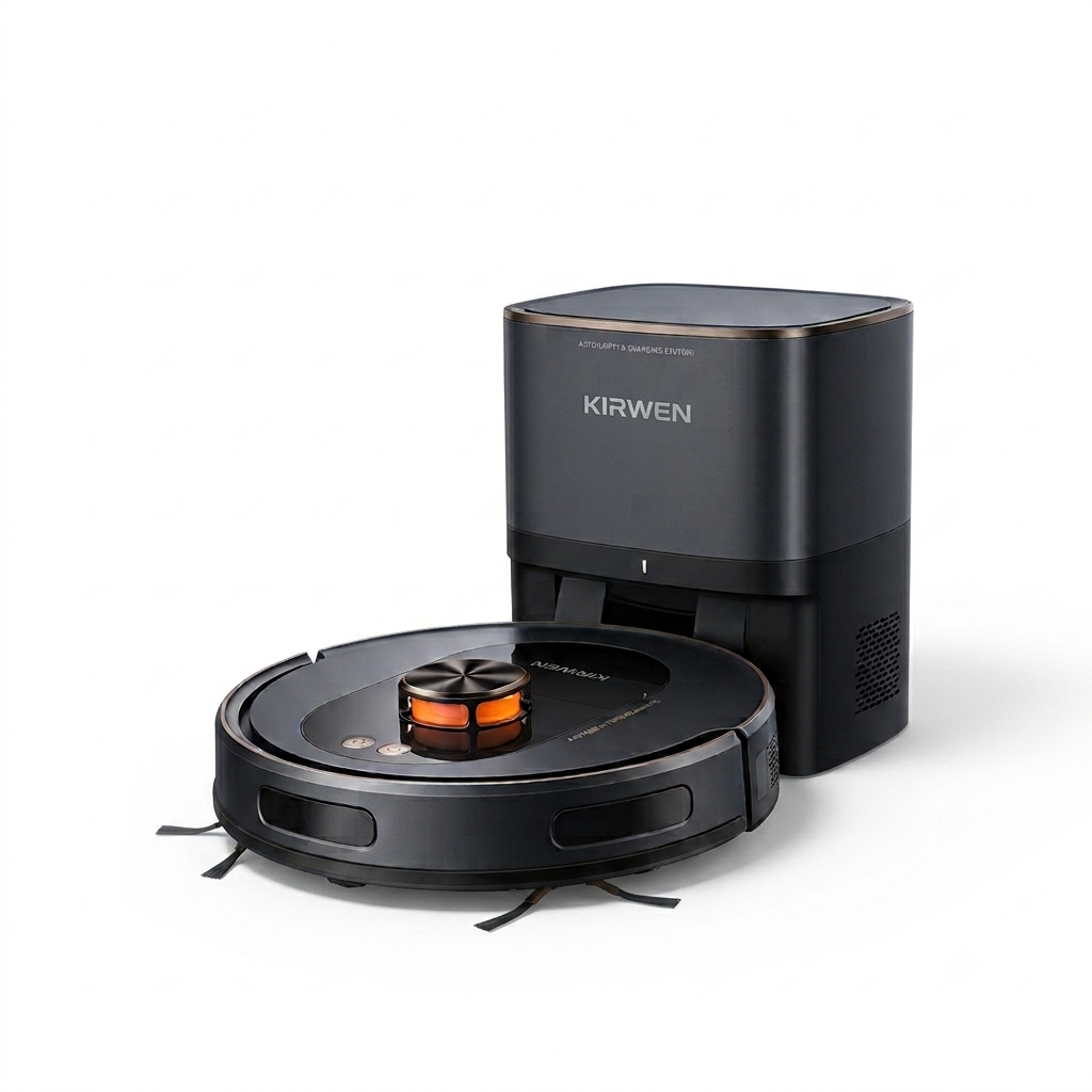 KIRWEN 2-en-1 — Robot aspirateur laveur
